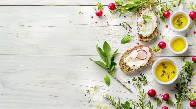 Ručne pripravené jedlo na stole